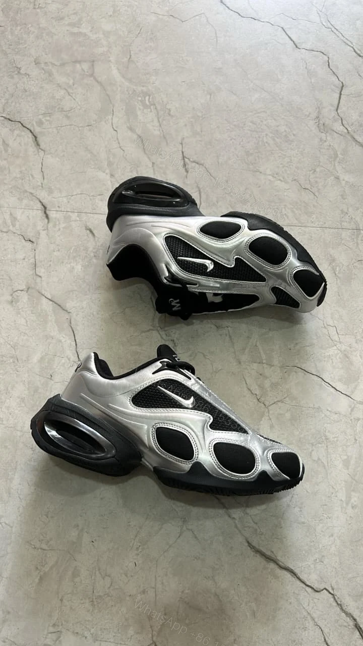 FIRST COPY Nike Airmax muse black metallic silver for men — view 1