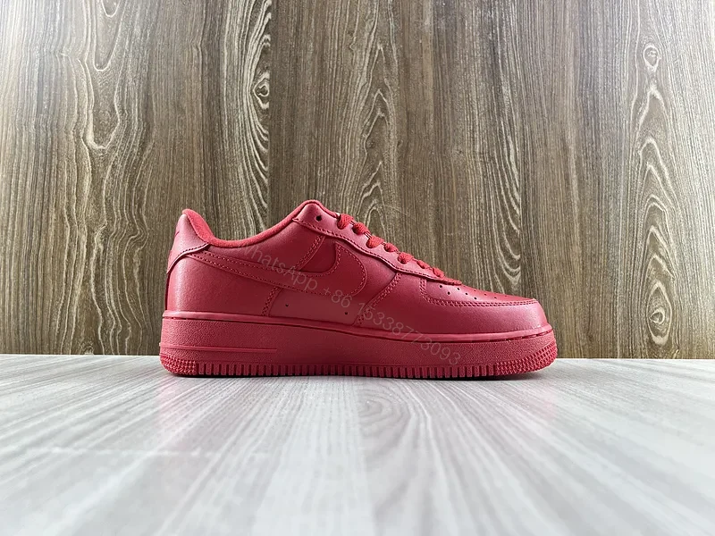 View 10 of Premium Red Leather Sneaker: Bold Minimalist High-Tops