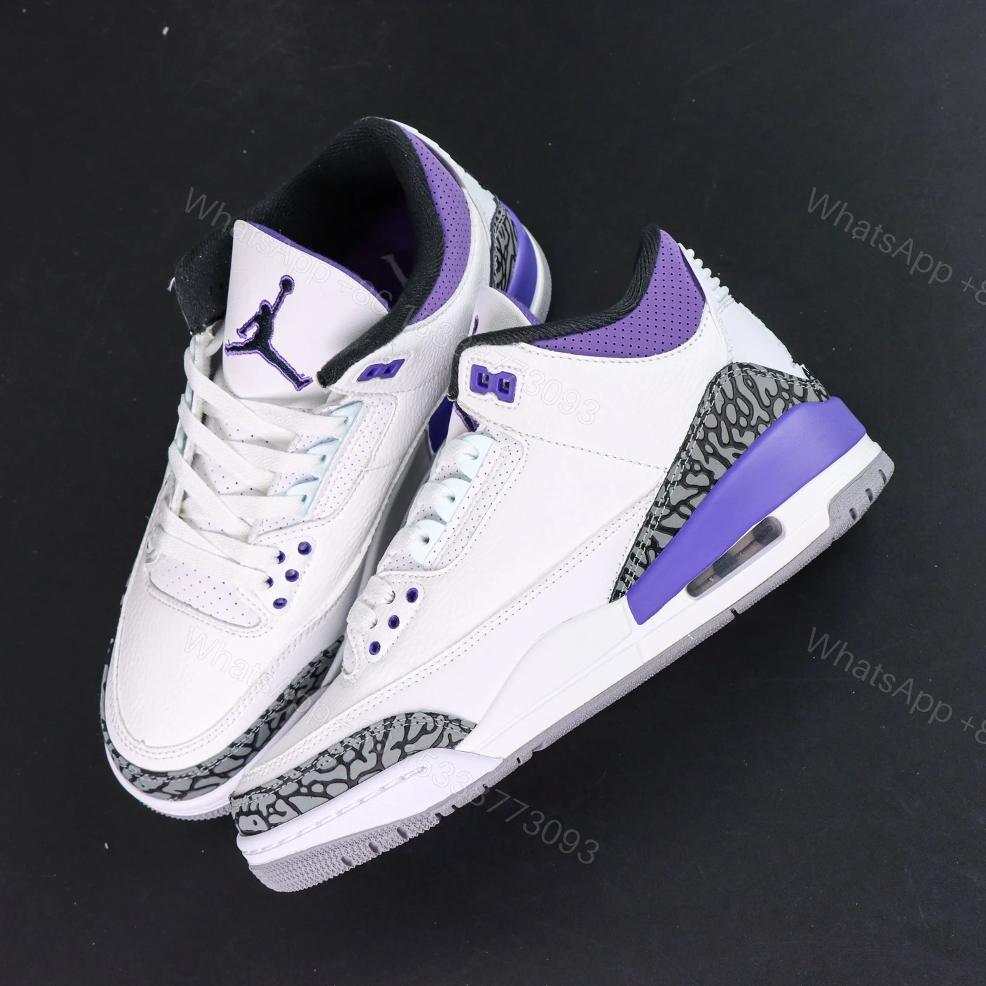 View 8 of Air Jordan 3 Retro Dark Iris Replica