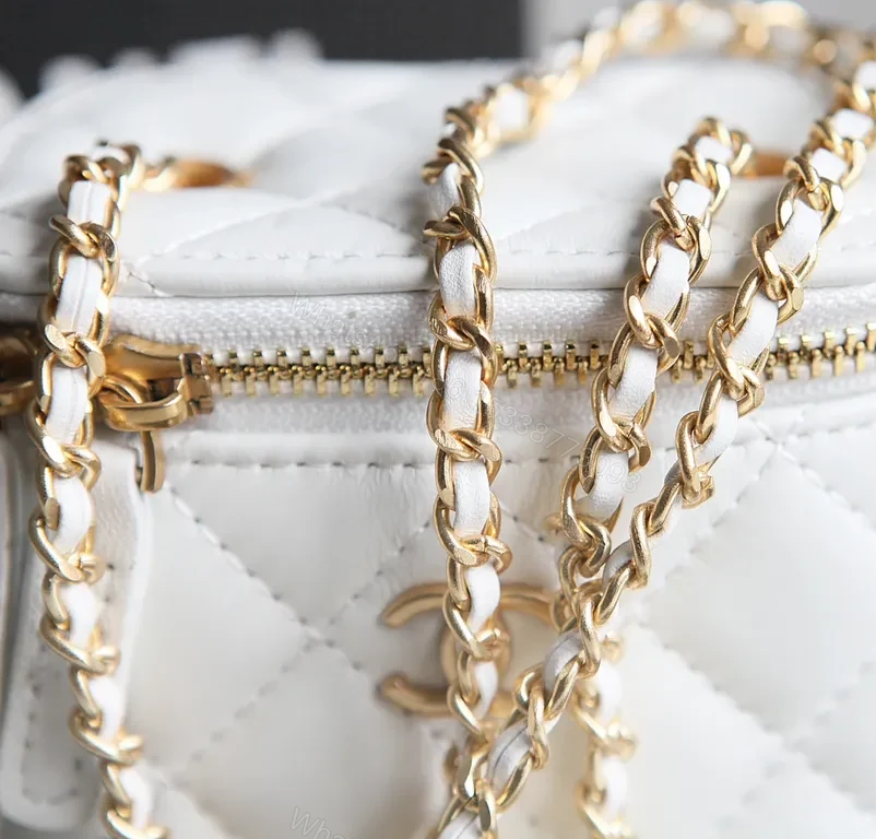 View 9 of White Quilted Mini Crossbody â€“ Compact Luxury Bag