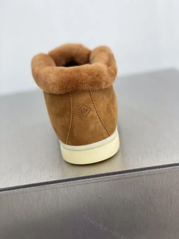 View 7 of Cozy Leather Mule Slippers: Suede & Shearling Luxury Slippers