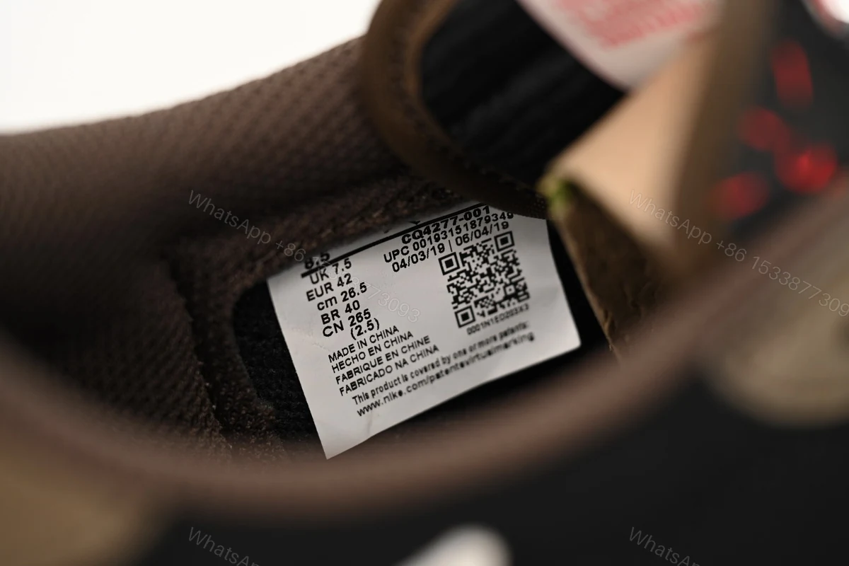 View 9 of Air Jordan 1 Retro Low OG SP Travis Scott CQ4277-001