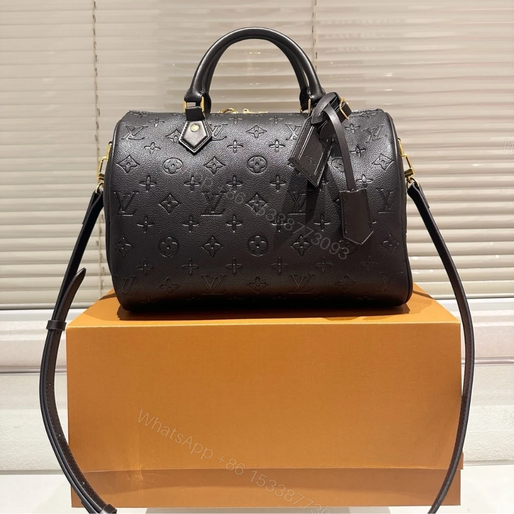 View 2 of Louis Vuitton Speedy Soft Bag Monogram Black 30Cm