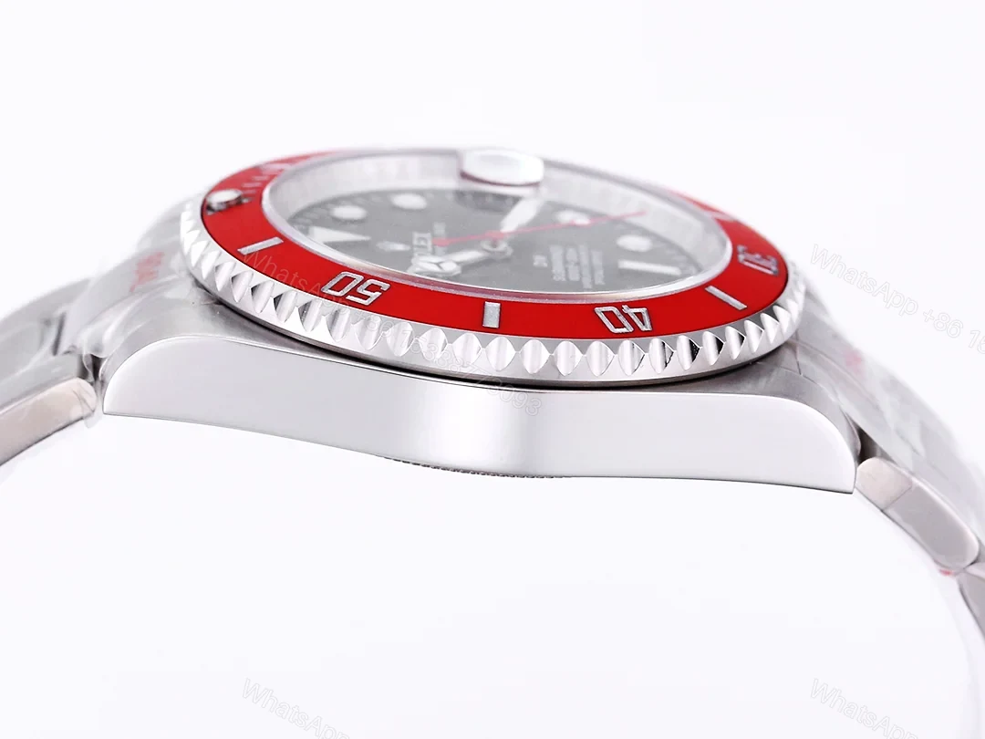 View 6 of Rolex Submariner DIW Carbon Fiber Gradient Dial Red Bezel Custom Watch 40mm Ultimate Edition RG-ROLEX-SUB-DIW-CARBON-RED-40