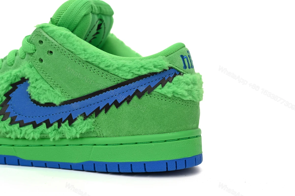 View 6 of Grateful Dead x Nike SB Dunk Low “Green Bear” CJ5378-300