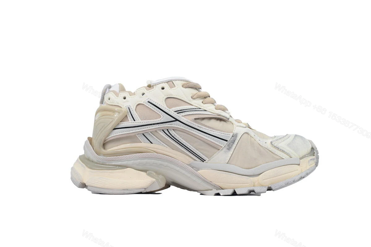 Balenciaga Runner Sneaker White Brown 772767 W3RNY 1205 — view 2