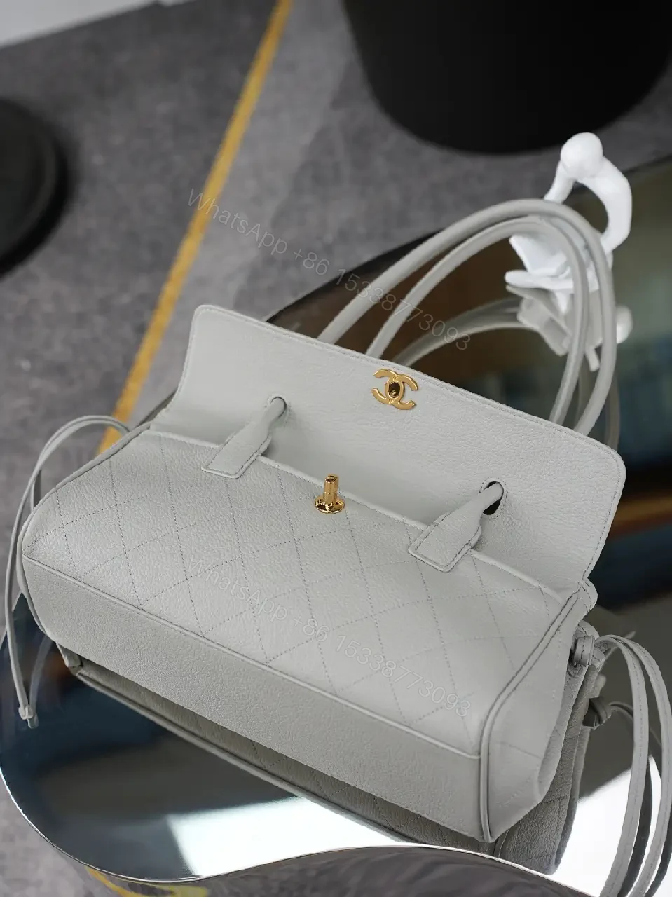 View 3 of Quilted Shoulder Bag: Everyday Luxury with Precision Craft