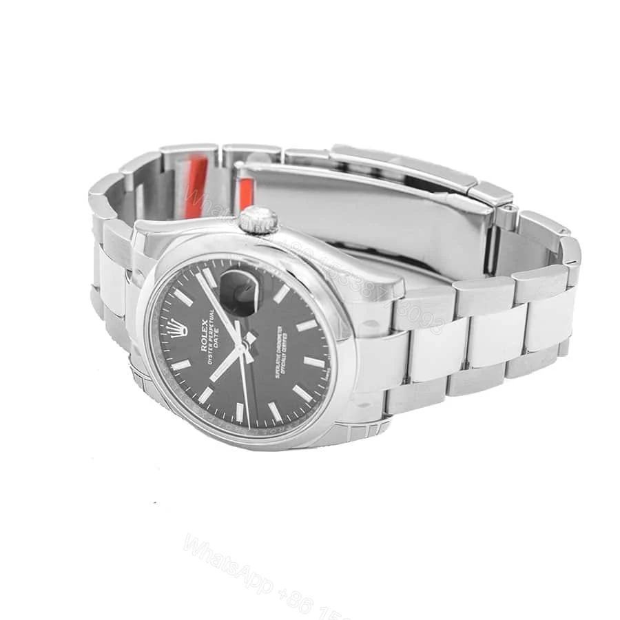 View 3 of Rolex Datejust 115200-0004 Super Clone : Smooth Bezel Black Dial 36mm