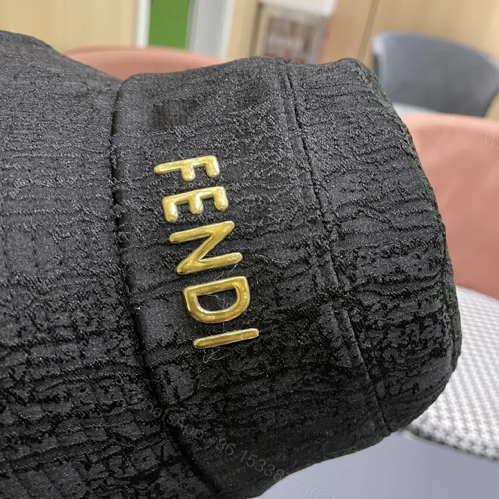 View 2 of Textured Monogram Bucket Hat: Luxe, Unisex, Night-to-Day Accessory