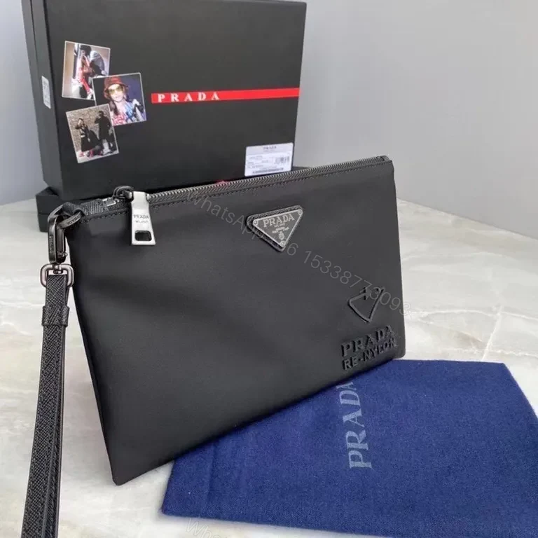 View 9 of Prada Re-Nylon Compact Pouch: Sleek, Everyday Luxury
