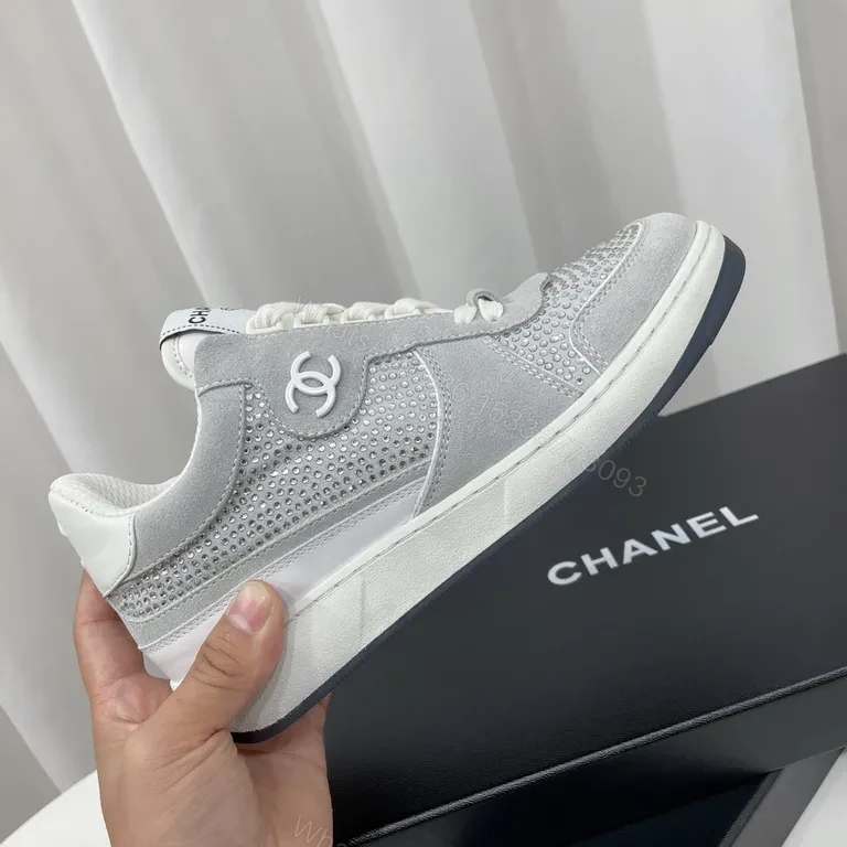 View 7 of White Chanel-Inspired Luxury Trainers with All-Day Comfort