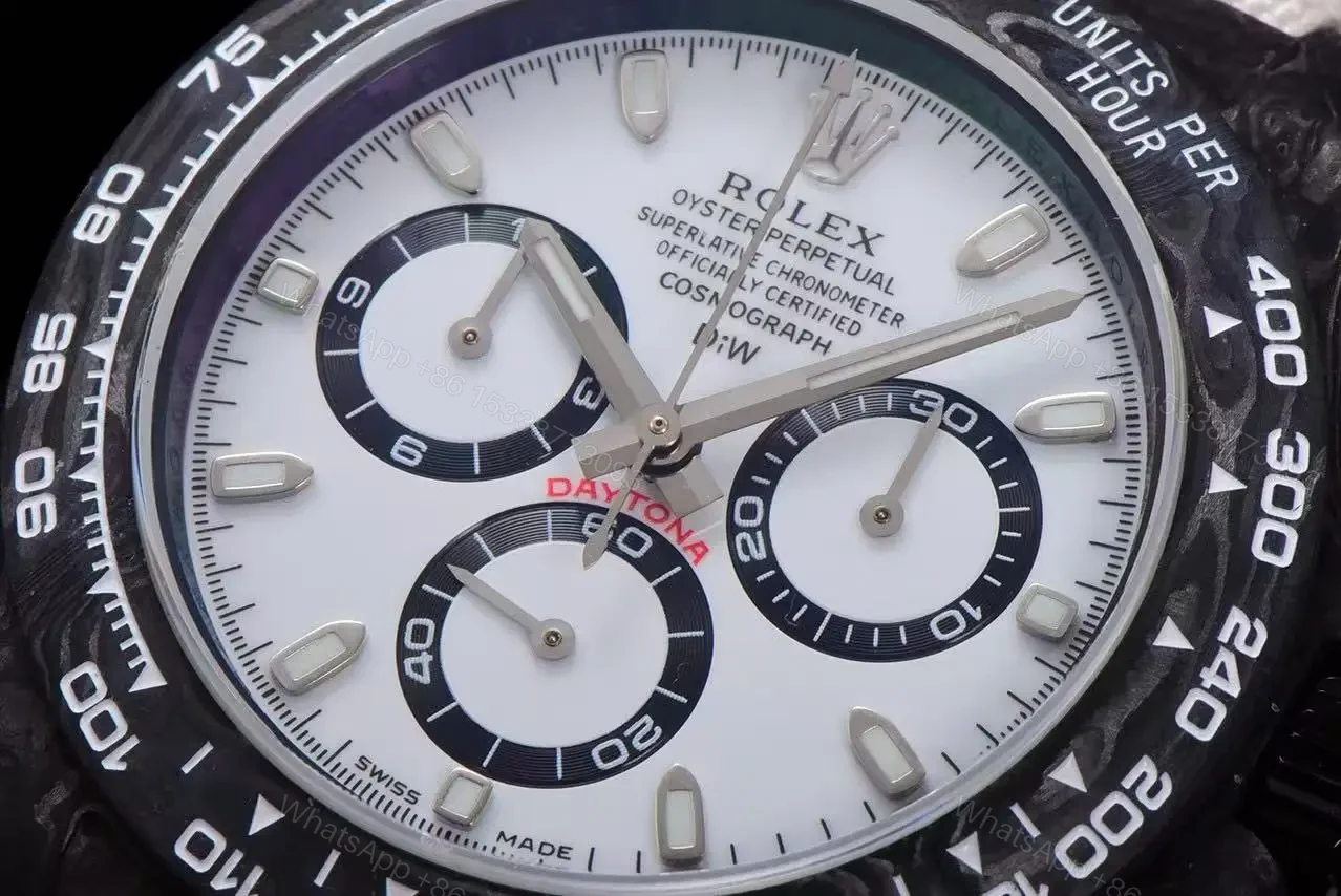 View 13 of Replica DiW Rolex Cosmograph Daytona Panda Carbon