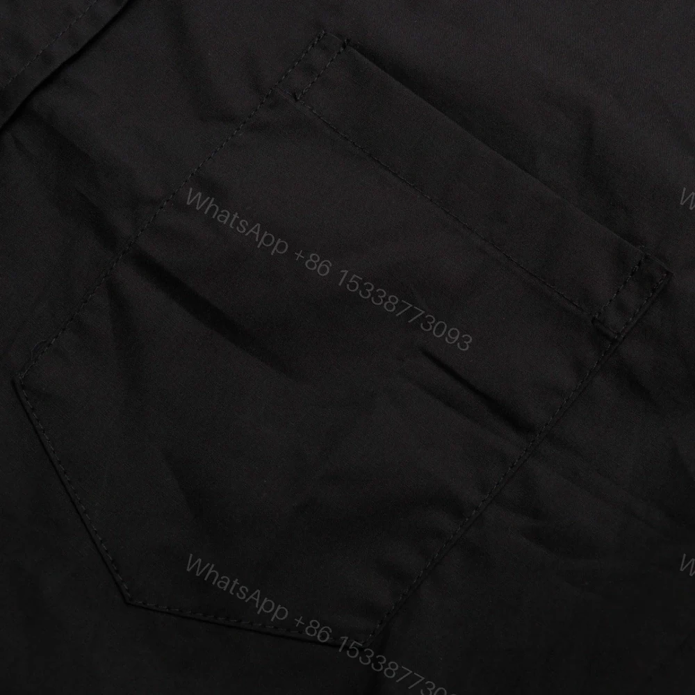 View 5 of 高仿Balenciaga*FW24系列663030背後字母襯衫黑色
