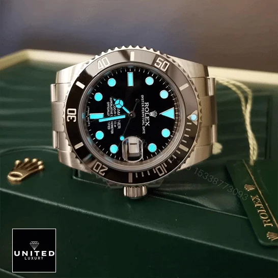 View 7 of Rolex Submariner 116610LN-0001 2021 Black Dial Replica