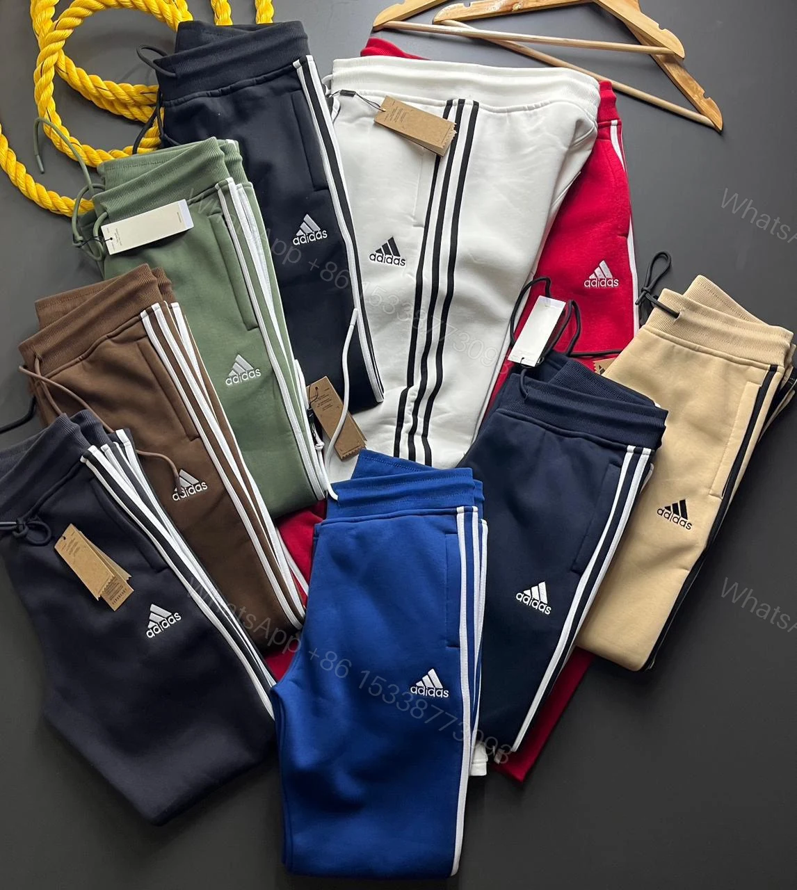 View 9 of First Copy Adidas 3-Thread Premium Cotton T-Shirt for Men