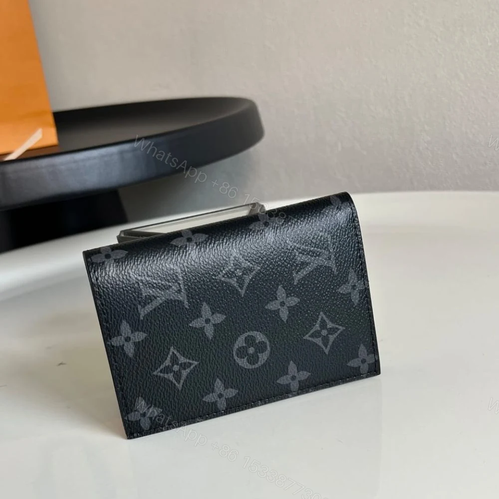 View 4 of Louis Vuitton Passport Cover Monogram Eclipse Black 14Cm M64501