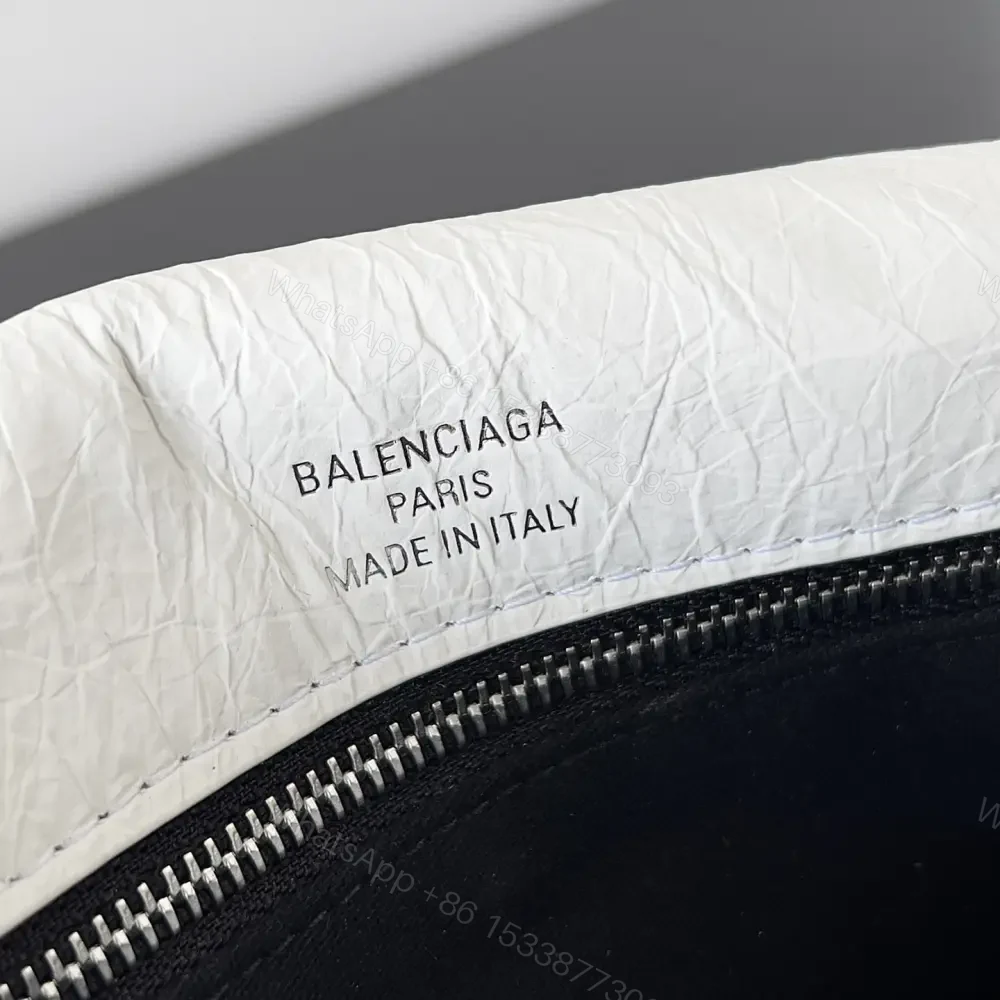 View 7 of 高仿Balenciaga*BBSolt系列腋下包白色S
