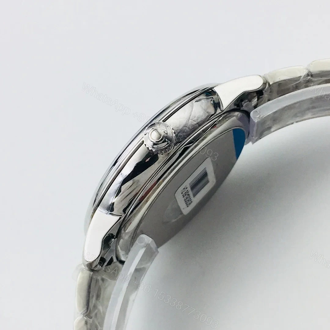 View 5 of Omega De Ville Prestige Co-Axial 36.8 Stainless Steel Black Dial Bracelet 424.10.37.20.01.001