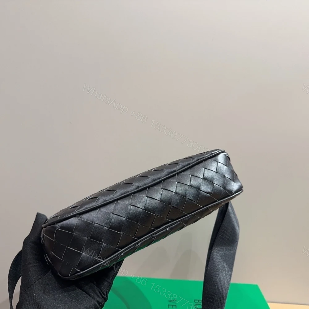 View 3 of Bottega Veneta Small Intrecciato Camera Bag Black 24Cm 755923V2HL18803