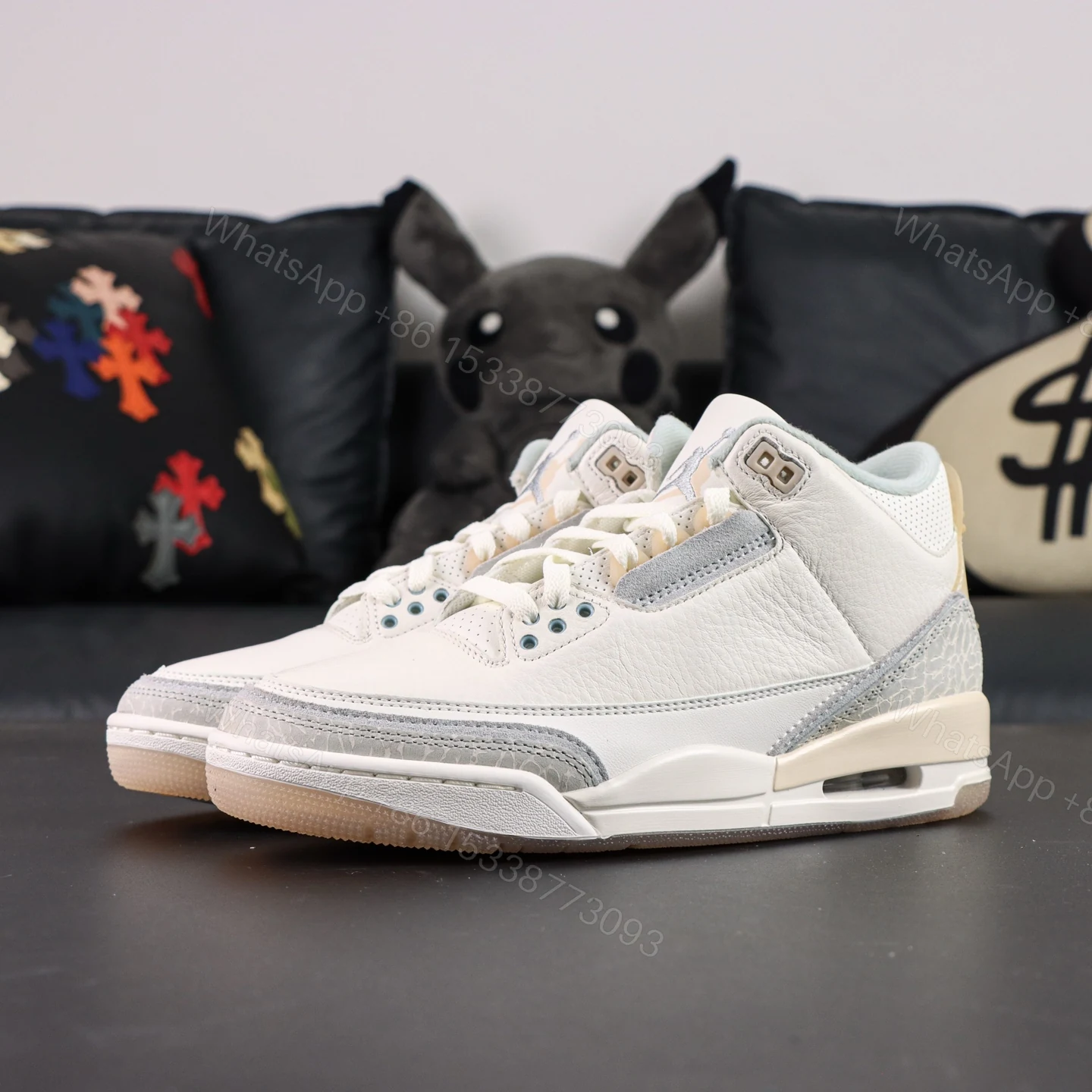 View 8 of Air Jordan 3 Retro Craft Ivory