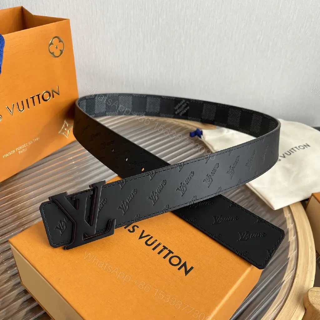 View 3 of Gray Woven Belt with Gunmetal Buckle – Modern Luxury Belt