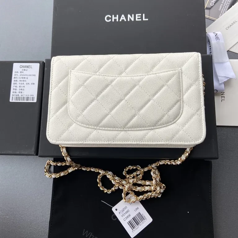 View 5 of Chic Quilted Crossbody: Gold-Chain Luxury Bag