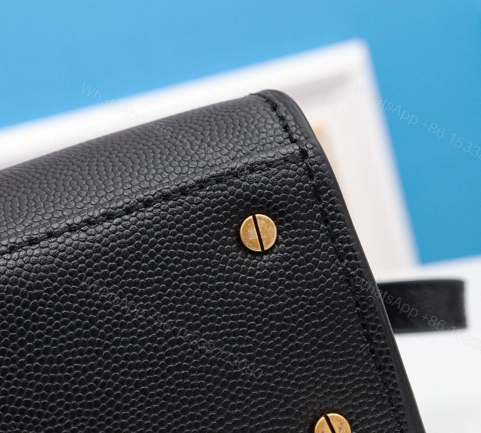 View 3 of Saint Laurent (YSL) Cassandre Mini Top Handle