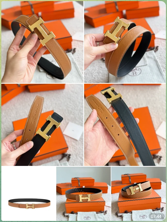 Luxury Hermes belt – RACHEL Tomlinson – 1403 — view 1