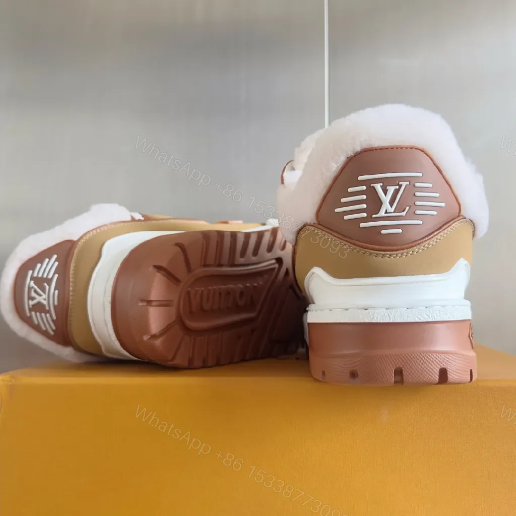 View 5 of Textured Luxe High-Top Sneaker: Nubuck Leather Warmth, Bold Edge