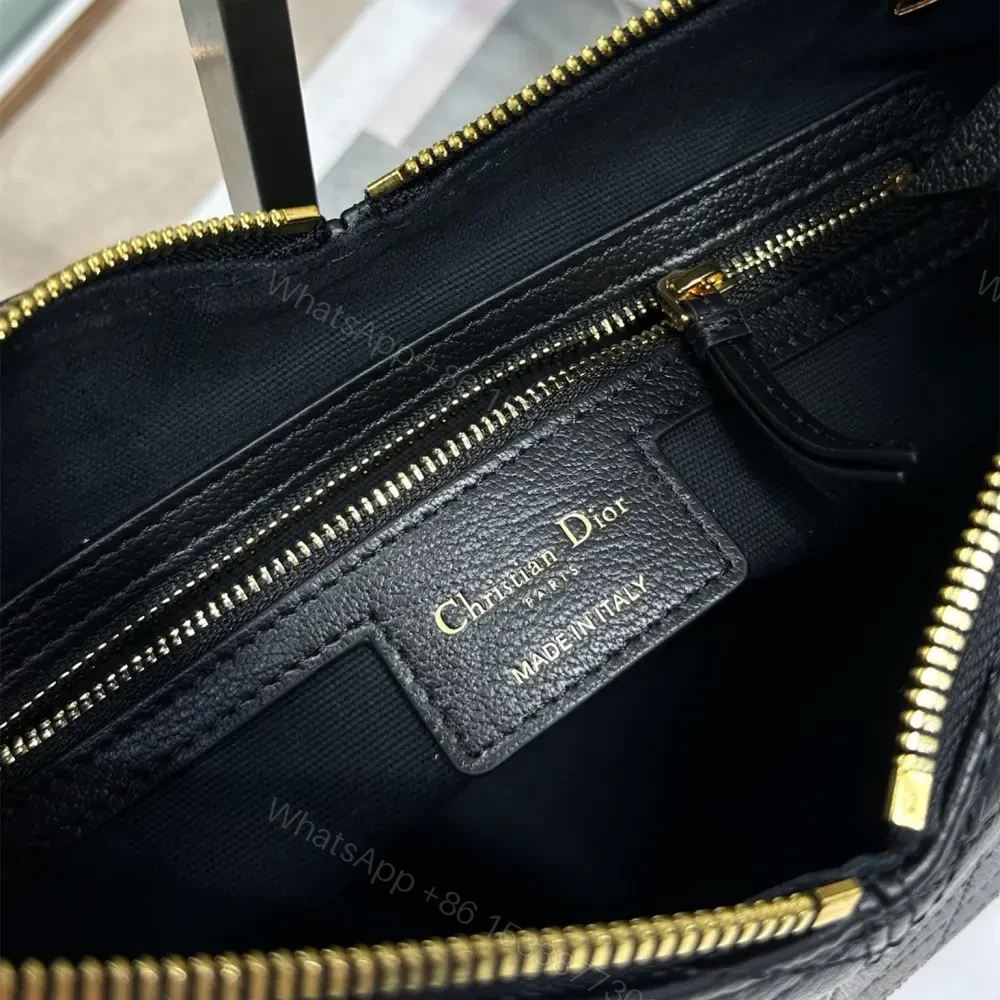 View 9 of 高仿Dior*Voyage系列M284M900小牛皮單肩包小號黑色免檢版