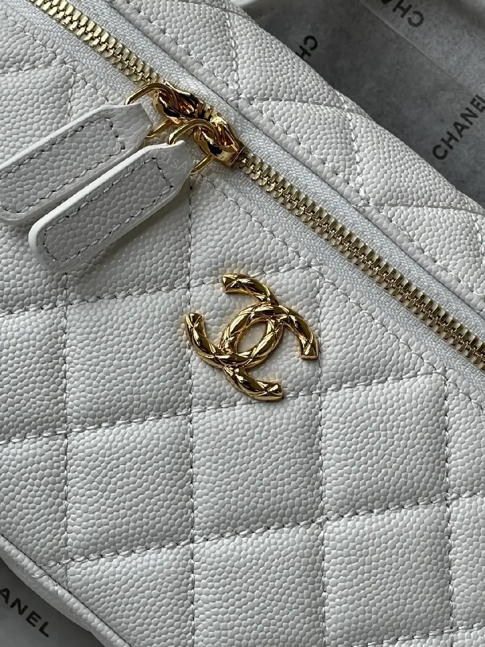 View 5 of Quilted Chic Mini Bag with Chain - Luxury Day-to-Night Accessory