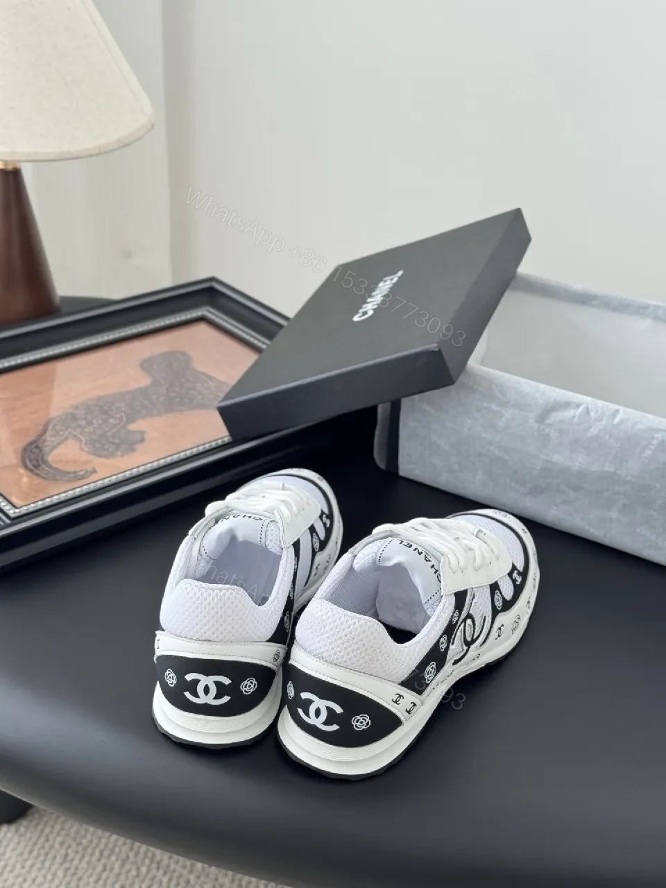 View 5 of Monochrome Luxe Sneakers: Premium Comfort, Couture-Inspired Feeling