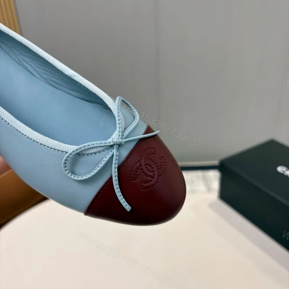 View 9 of Chanel Ballerine Blue Maroon