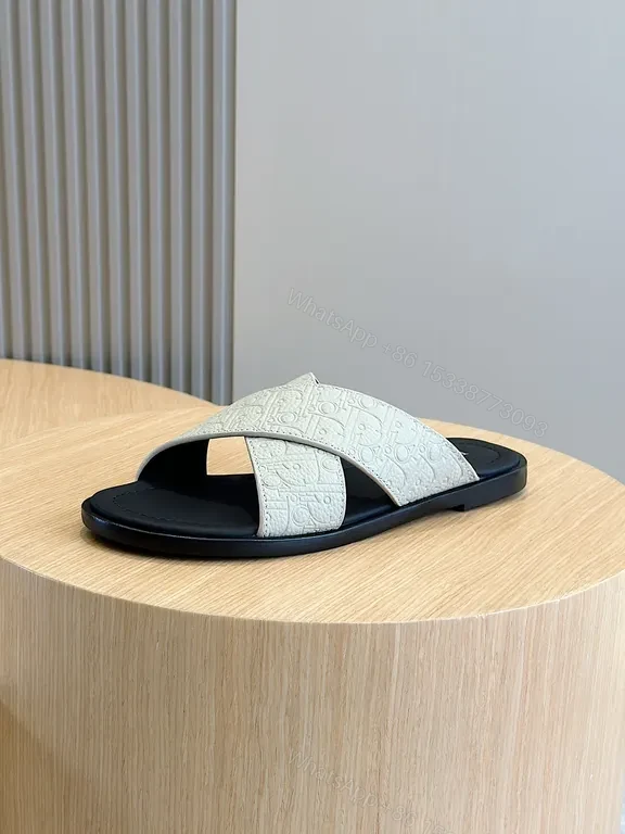 View 9 of Minimalist Strappy Sandal: Dior Textured Leather, Everyday Luxury Sandal