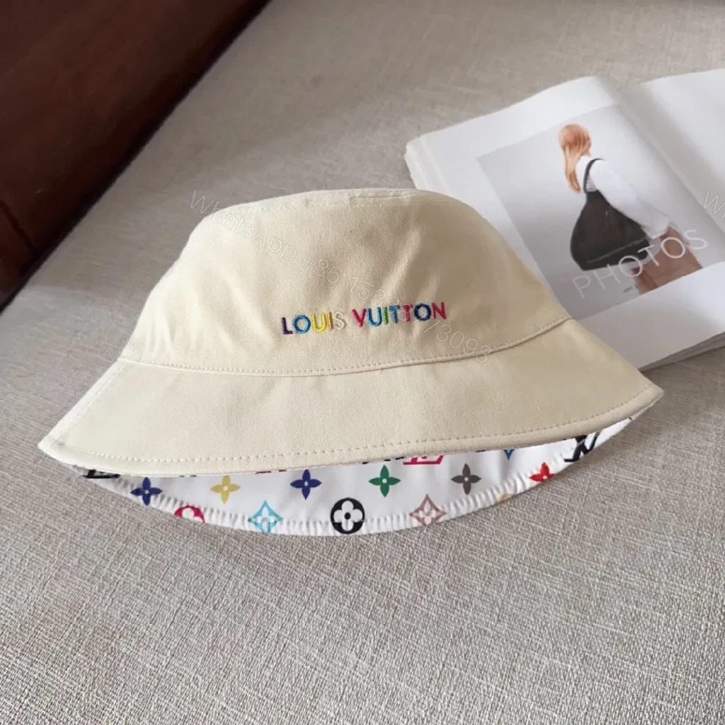View 2 of Compact Luxury Bucket Hat - Embroidered, Unisex, Canvas Hat