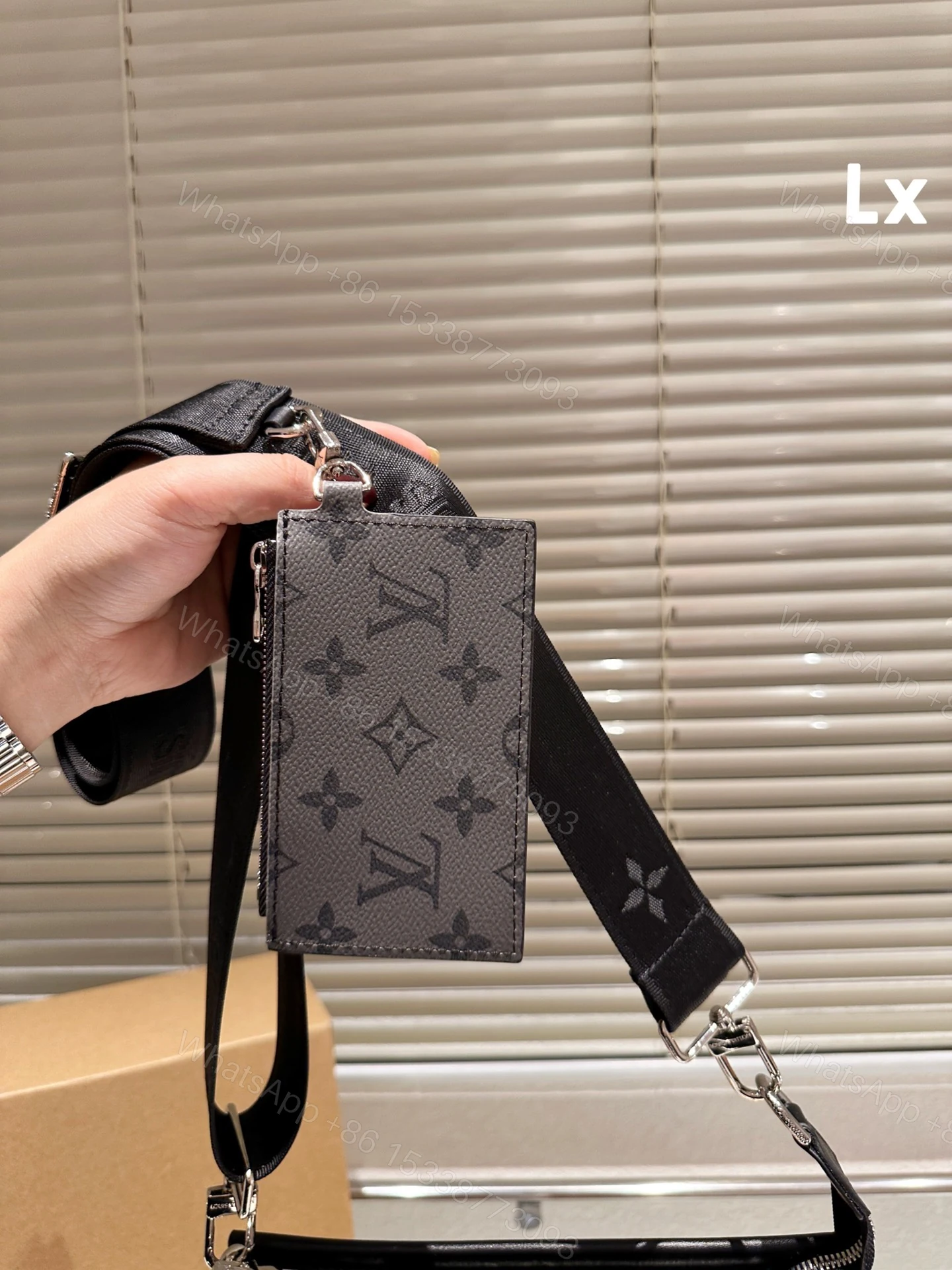 View 7 of LOUIS VUITTON Monogram Eclipse Gaston Wearable Wallet