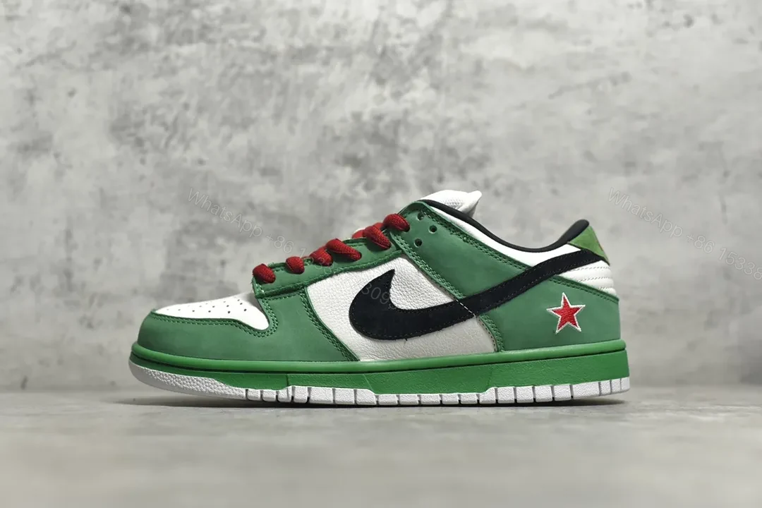 Nike Dunk SB Low Heineken Reps — view 1