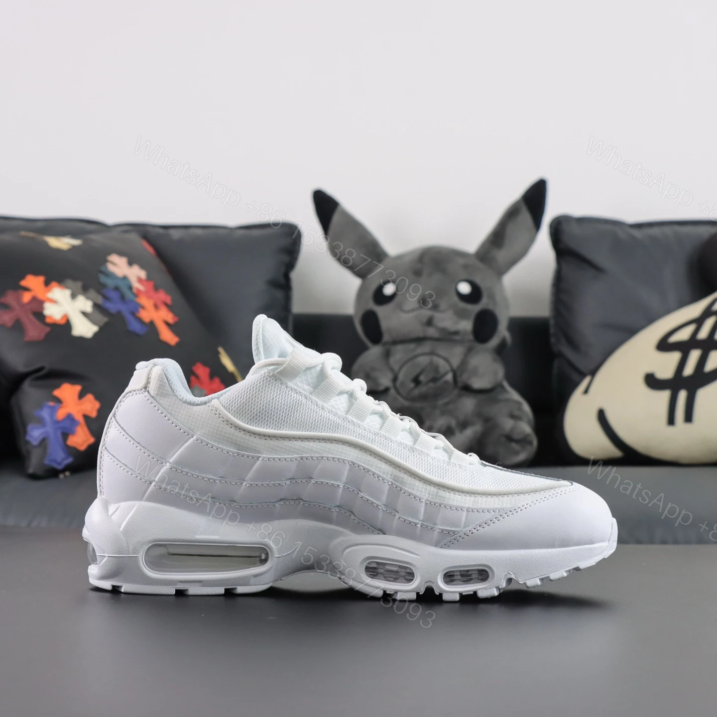 View 2 of Nike Air Max 95 Comme des Garcons White Reps