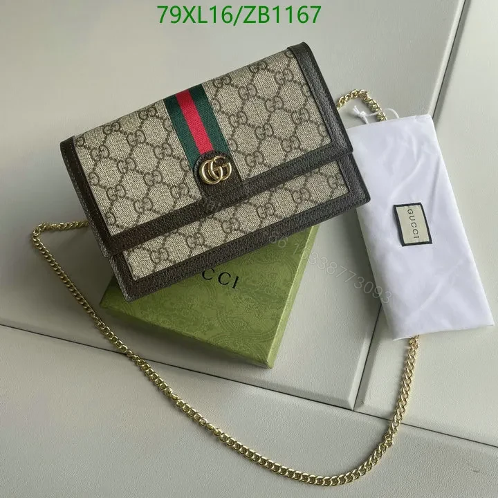 View 6 of Stylish Gucci Ophidia GG Mini Bag in Signature Design CX67ML