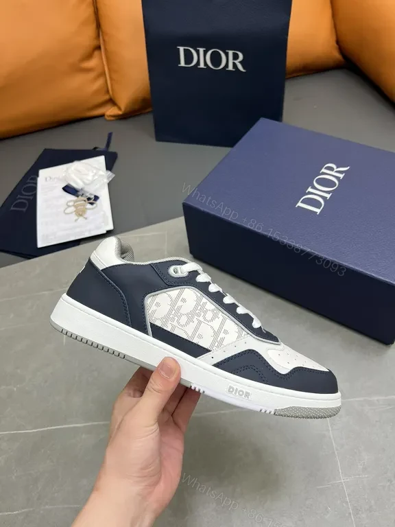 View 6 of Chic Leather-Lined Sneaker: Dior-Inspired Luxury Comfort