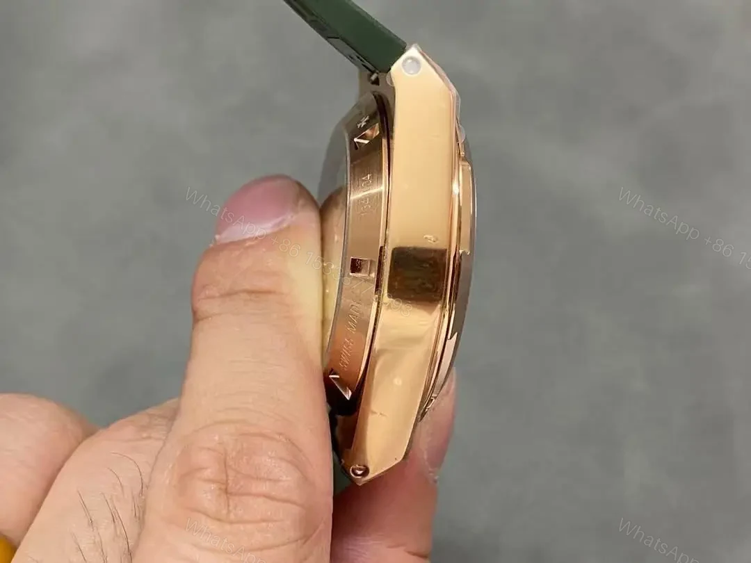 View 14 of Super Clone Replica Vacheron Constantin Overseas Chronograph GREEN