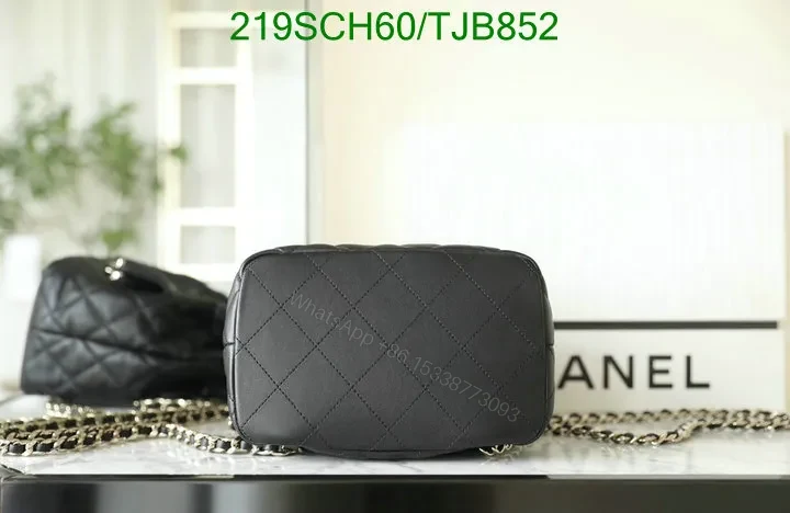 View 7 of Chanel Black Backpack crafted from Calfskin 23B