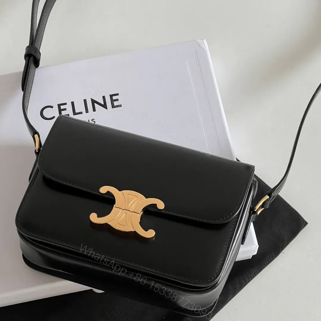 Celine Mini Bag Black Handbag Smooth Leather 19cm — view 1