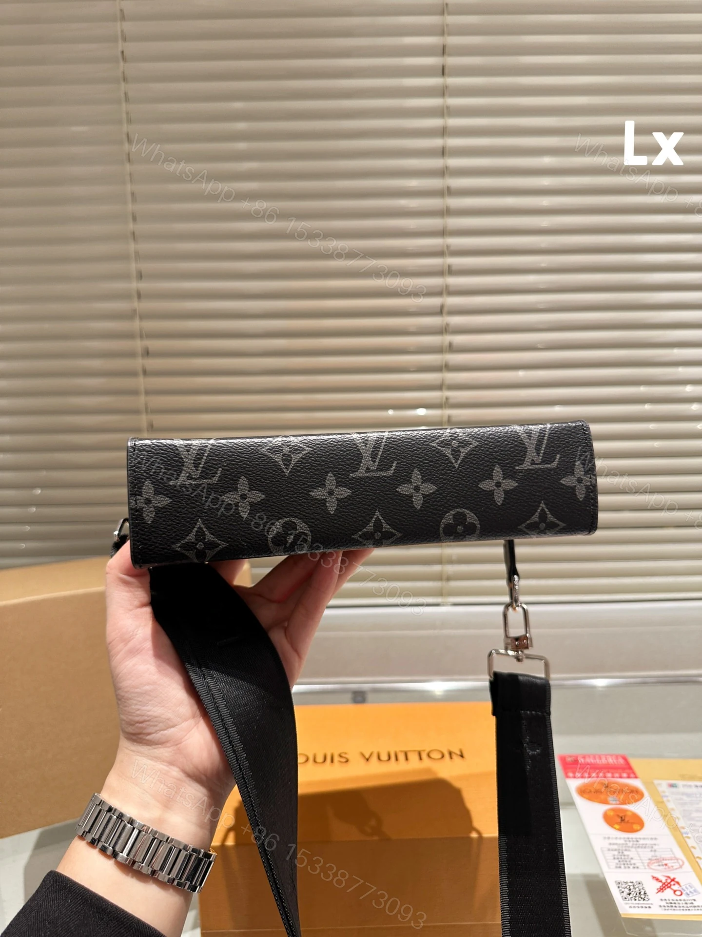 View 5 of LOUIS VUITTON Monogram Eclipse Gaston Wearable Wallet