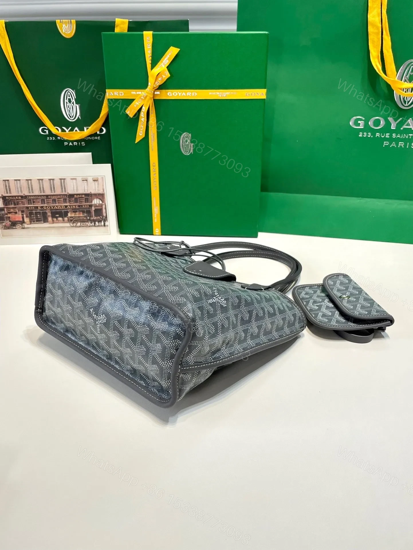 View 3 of Goyard Anjou Mini in Gray