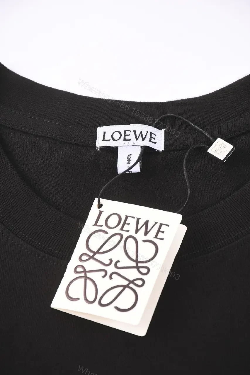View 5 of Black Cotton Tee — Premium Comfort, Subtle Signature Detail, Modern Fit