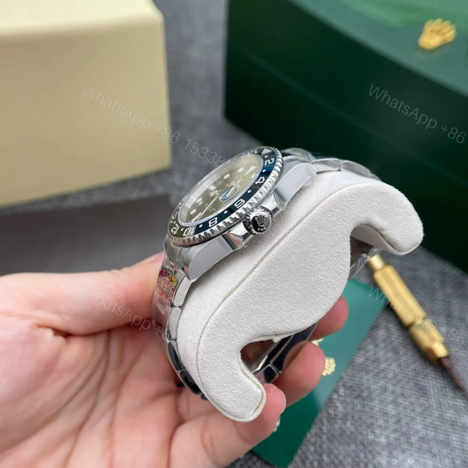 View 4 of Superclone Rolex GMT-Master II Black Dial 116710