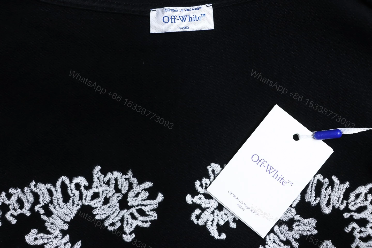 View 8 of Off-White White Embroidered Arrow Hoodie