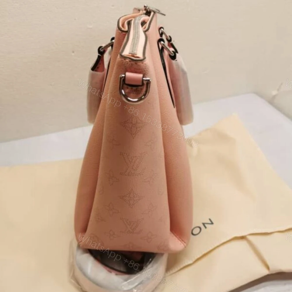 View 5 of Louis Vuitton Haumea Mahina Magnolia Pink Bag 30Cm M55030