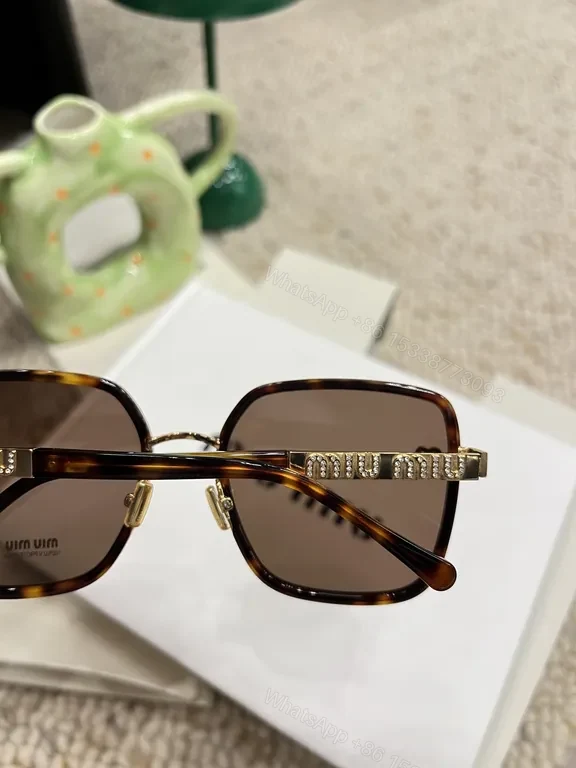 View 5 of Statement Frames: Tortoiseshell Square Sunglasses, UV400 Polarized, Luxury Style